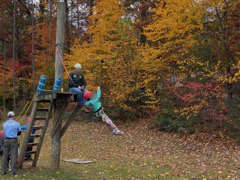 Ziplining